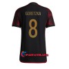 Virallinen Fanipaita Saksa Leon Goretzka 8 Vieraspelipaita MM-Kisat 2022 - Miesten